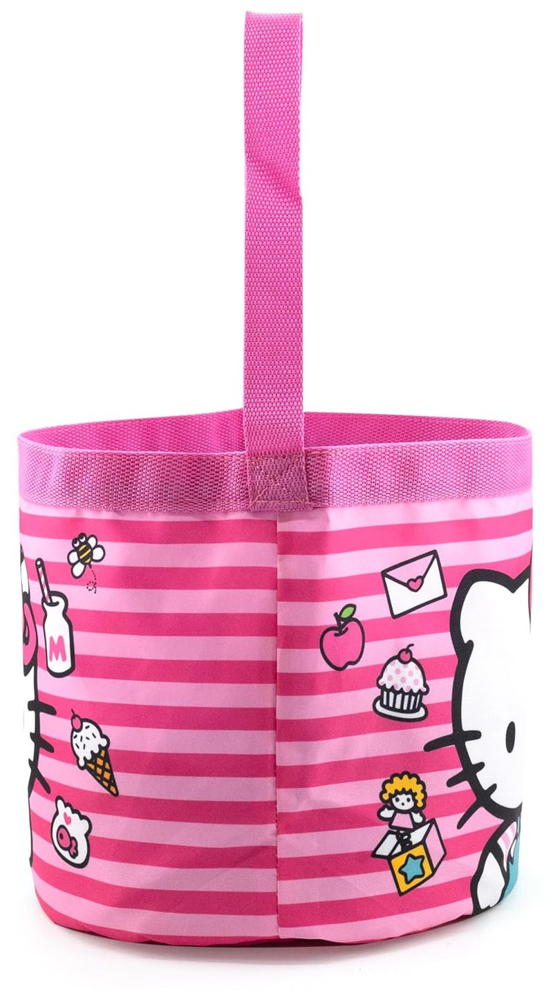 Fast Forward Sanrio Hello Kitty Tote Bag for Kids | Collapsible Halloween Trick or Treat Bag, Candy Tote, and Reusable Easter Basket | Hello Kitty Travel Tote, Shopping Bag, or Party Carryall | Ages 3+ - Image 2
